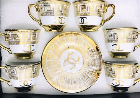 chanel tea set for sale|Chanel cup and saucer.